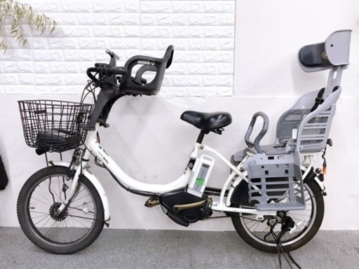 子供乗せ電動自転車 シート付き ヤマハパスバビー 3人乗り人気なタイプ 