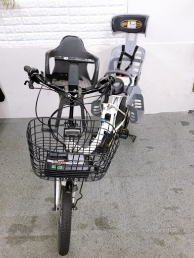 子供乗せ電動自転車 シート付き ヤマハパスバビー 3人乗り人気な