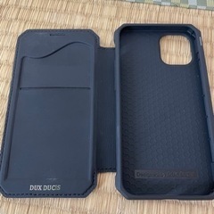iPhone12 mini 黒い手帳型ケース