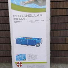 値下げ】9500円で決済 INTEXレクタングラフレームプール