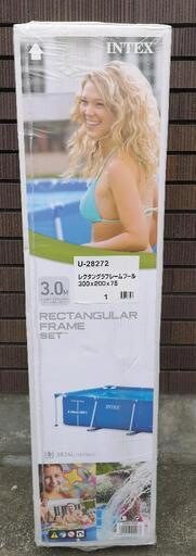 値下げ】9500円で決済 INTEXレクタングラフレームプール