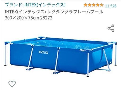 値下げ】9500円で決済 INTEXレクタングラフレームプール