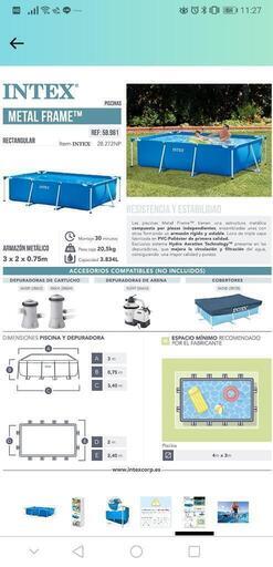 値下げ】9500円で決済 INTEXレクタングラフレームプール