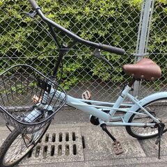 【リサイクルショップどりーむ鹿大前店】No147　自転車　水色　...