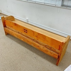 木製長椅子　【5月25日までに引き取り可能な方】