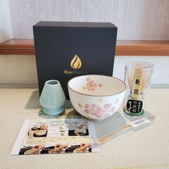 【新品】さくら柄 茶道具５点セット