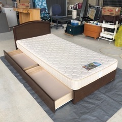 フランスベッド 収納付きシングルベッド