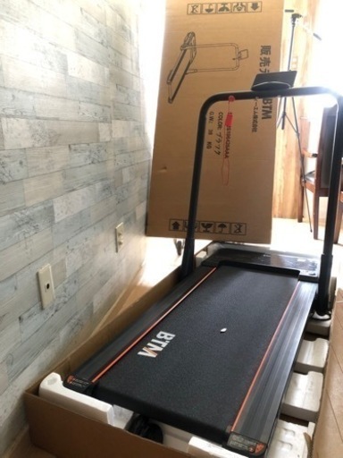 BTW製 折りたたみ式 ランニングマシン ブラック 高品質 