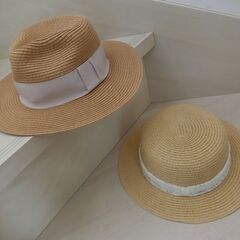 0円：レディース 帽子 カンカン帽 ハニーズ と パナマ帽 H&...