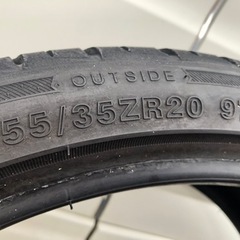 20インチ⭐︎1か月のみ使用☆255/35☆2本