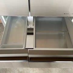 パナソニック パーシャル搭載冷蔵庫（シャンパンゴールド）NR-SPF453X-N