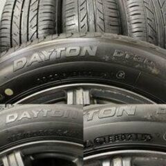 【DAYTON DT30 185/60R15】夏タイヤ【MANARAY 15インチ 6J4HPCD100+45】バリ溝 フィット等　(VTE516)クレジットカード QRコード決済可能