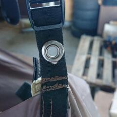 《 キャンプ･アウトドア･テント》オガワタッソ、メッシュスクリーン、自在ポール4本、自作ラック、他set