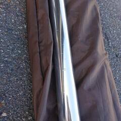 《 キャンプ･アウトドア･テント》オガワタッソ、メッシュスクリーン、自在ポール4本、自作ラック、他set