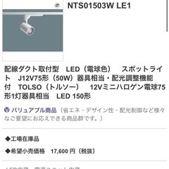 Panasonic 照明器具 NTS01503W LE1