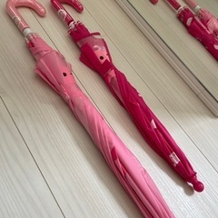 子供用　傘　２本セット　ピンク