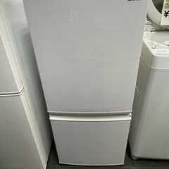 シャープ ◇ ノンフロン 冷凍冷蔵庫 2020年 137L ◇ 冷凍 冷蔵庫 SJ-D14F-W