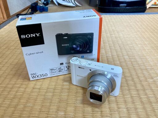 【取引確定】【SONY】デジタルカメラ Cyber−Shot WX DSC-WX350(W)