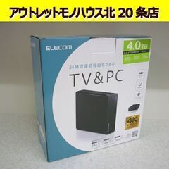  ☆未使用品 外付けハードディスク ELECOM ELD-FTV...