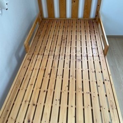 【ネット決済】木製　ベッドフレーム