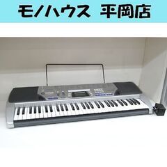 電子キーボード カシオ 61鍵盤 CTK-496 譜面台・電源ア...