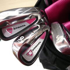 レディース ゴルフセット ストラータ STRATA 7本セット キャディバッグ付 中古 苫小牧西店