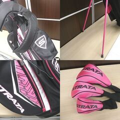 レディース ゴルフセット ストラータ STRATA 7本セット キャディバッグ付 中古 苫小牧西店