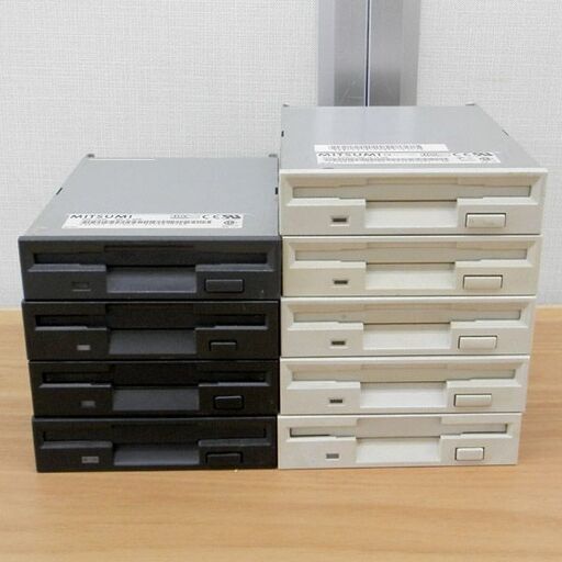 3.5インチFDD 内蔵型 フロッピーディスクドライブ 9台セット MITSUMI NEC TEAC T-E DATA ジャンク扱い品 札幌 西区 西野