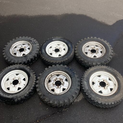 マッドタイヤ スズキ ジムニー 6.50R16LT 6本セット ブリヂストン LIGHT TRUCK  3本 NOMADIC MUD STAGE 3本