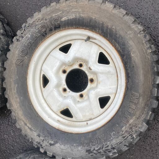 マッドタイヤ スズキ ジムニー 6.50R16LT 6本セット ブリヂストン LIGHT TRUCK  3本 NOMADIC MUD STAGE 3本