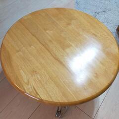 【無料】木製丸テーブル（幅60cm）
