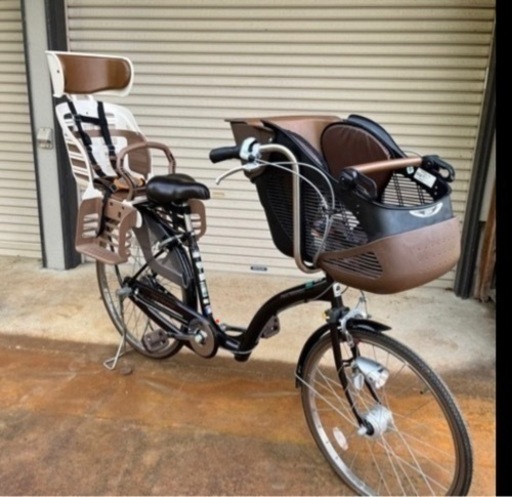 プチママ 自転車 26インチ 子供二人乗り(チャイルドシート2つ)