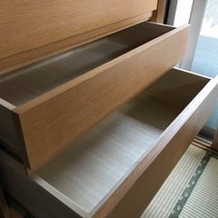 【お話中です】大塚家具　ハイチェスト　ブレイク　オーク材