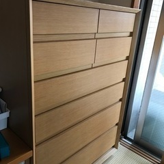 【お話中です】大塚家具　ハイチェスト　ブレイク　オーク材