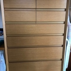 【お話中です】大塚家具　ハイチェスト　ブレイク　オーク材