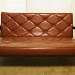 カリモク　希少　2人がけソファ