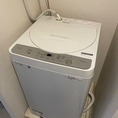 全自動電気洗濯機　5.5kg   2018年製　シャープ
