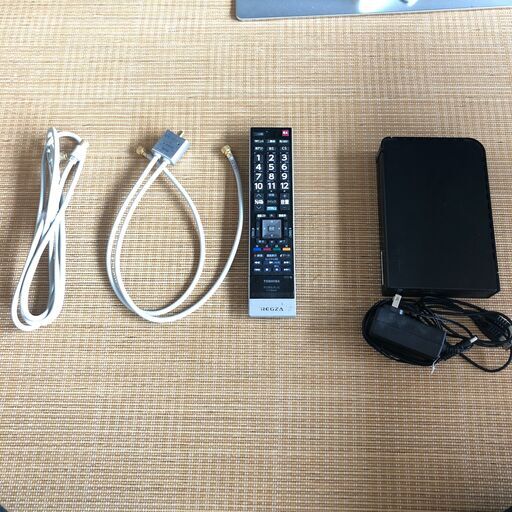 TOSHIBA東芝 2013年製 液晶テレビ REGZA レグザ40インチ 40J7 アンテナケーブル 録画用HDD