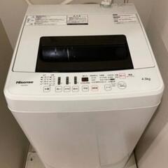 🐶美品🐶2018年Hisense製洗濯機🧥4.5kg