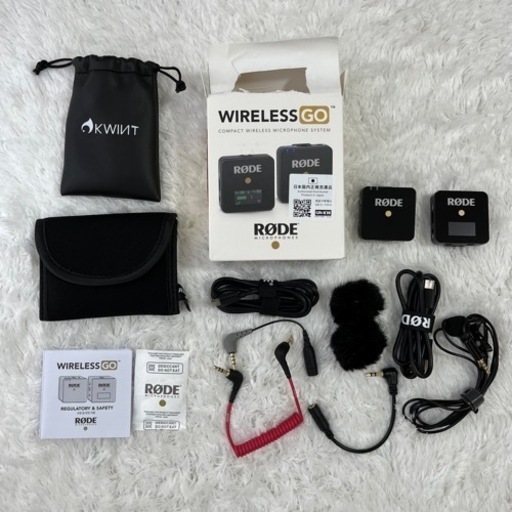 美品!! 3点セット　RODE Wireless GO  ピンマイク　iPhone用端子