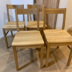 無印良品　オーク無垢材　チェア 椅子 オーク無垢材チェア | 無印良品