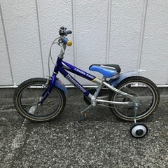子供用自転車 16インチ　青色　ブリヂストン