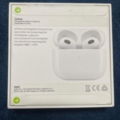Apple Airpdods 第3世代　新品未開封　2023／01／01 までメーカ保証