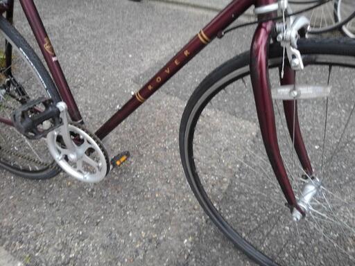 中古自転車2034 前後タイヤ新品！ クロスバイク ローバー 700