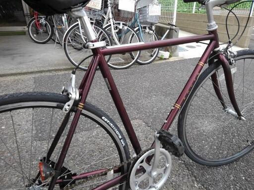 中古自転車2034 前後タイヤ新品！ クロスバイク ローバー 700