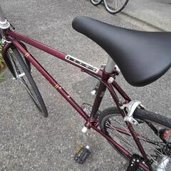 中古自転車2034 前後タイヤ新品！ クロスバイク ローバー 700