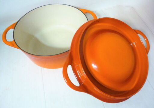 ☆ル・クルーゼ LE CREUSET COUSANCES 22 クーザンス 両手鍋◆すっきりとしたラインとかわいいデザイン