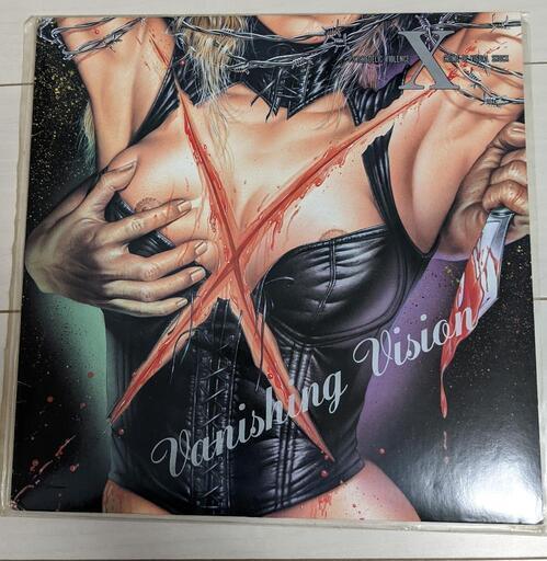 ⑧X VANISHING VISION LP盤　1988年　インディーズ　激レア貴重盤　当時物　手渡しのみ　ファンの方是非どうぞ