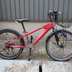 べスパ 22インチ 子供用自転車 赤色 Vespa レッド