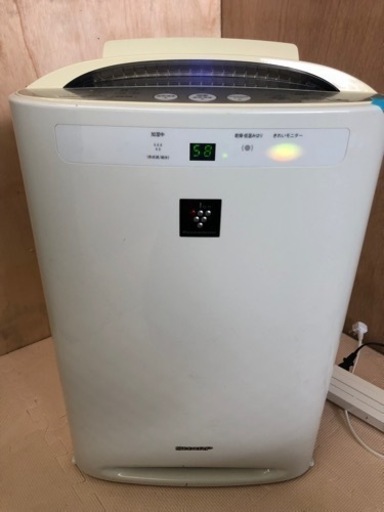 【中古】SHARP加湿空気清浄機
